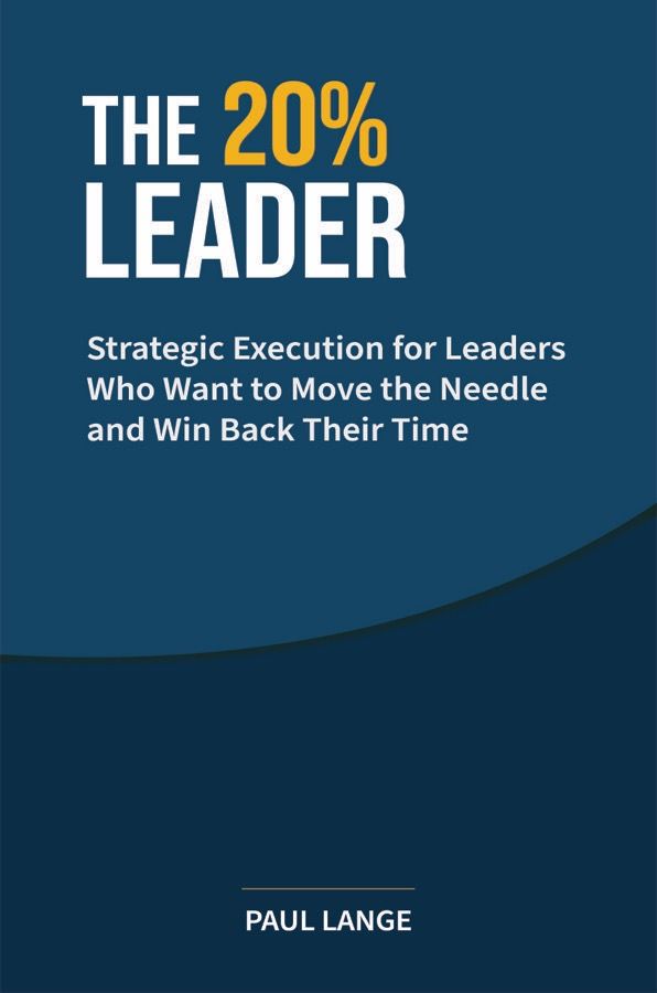 The 20% Leader by Paul Lange, cover